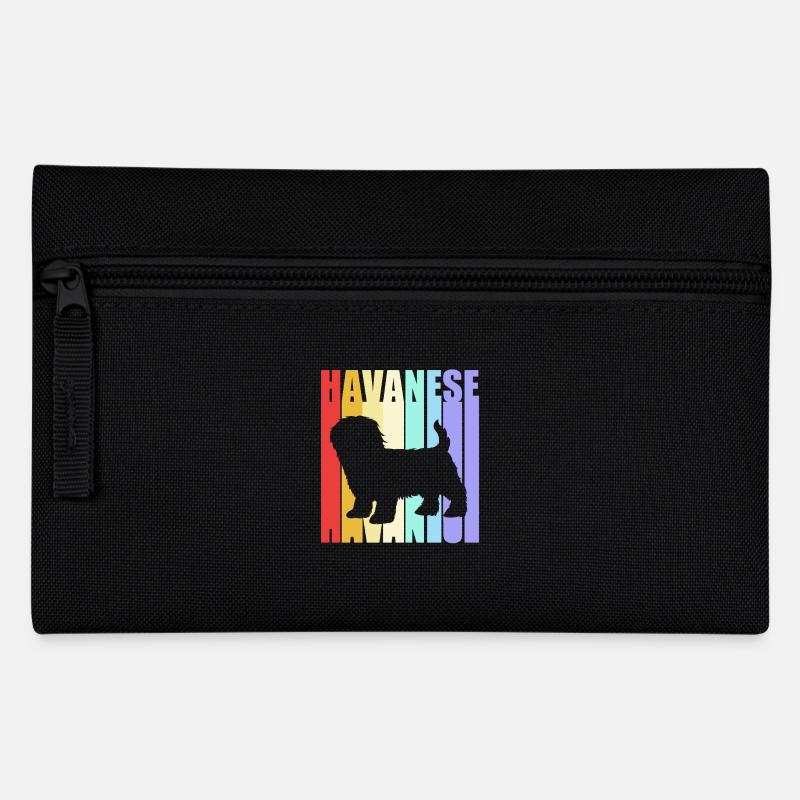 Havaneser Hund - Federtasche - Schwarz