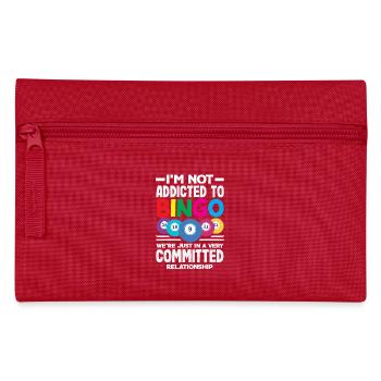 Bingo Engaged Relationship Statement - Pencil Case - red - Front