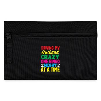 Soirée bingo : Rendre mon mari fou - Trousse - noir - Devant