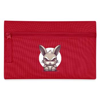 Grumpy Osterhase - Federtasche - Rot - Vorne