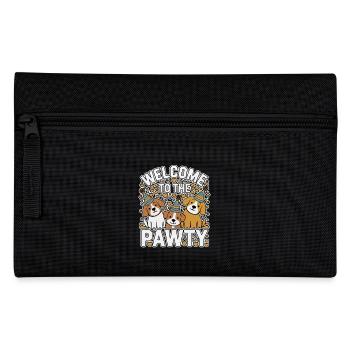 Welcome To The Pawty 17 - Federtasche - Schwarz - Vorne