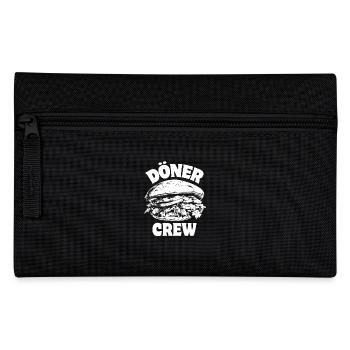 Döner Crew - Döner Kebab - Fast Food - Spruch - Federtasche - Schwarz - Vorne