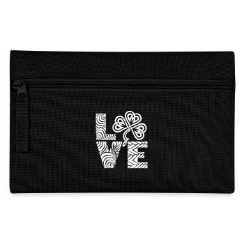 St Patrick's Day Love St Patrick's Day - Pencil Case - black - Front