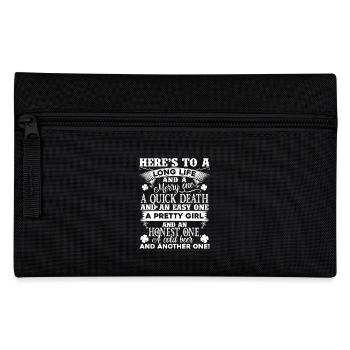St Patrick's Day Happy St Patrick's Day - Pencil Case - black - Front