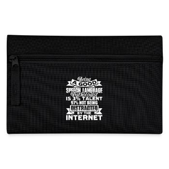 Speech Language Pathologist Good Speech Language - Pencil Case - black - Front