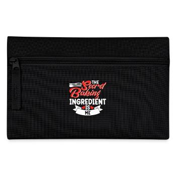 Backen Bäcker Bäckerei - Federtasche - Schwarz - Vorne