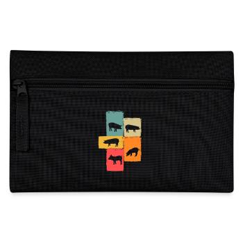 Pig - Pencil Case - black - Front