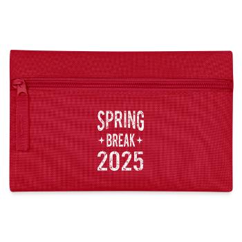 Spring Break 2025 Party Shirt - Pencil Case - red - Front