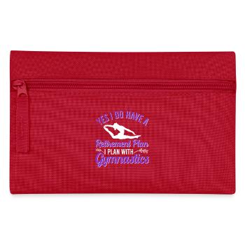 Gymnastik Training Fitness Gym - Federtasche - Rot - Vorne