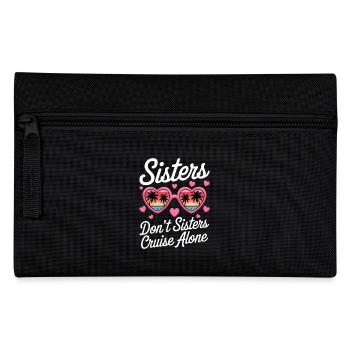 Cruise Saying Travel Ship Cruise Gift - Pencil Case - black - Front
