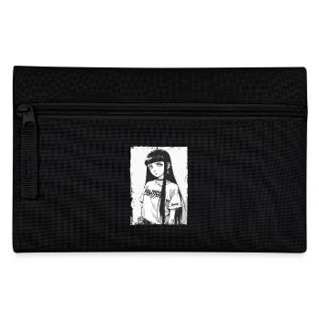 Cartoon Girl japonais et politique - Trousse - noir - Devant