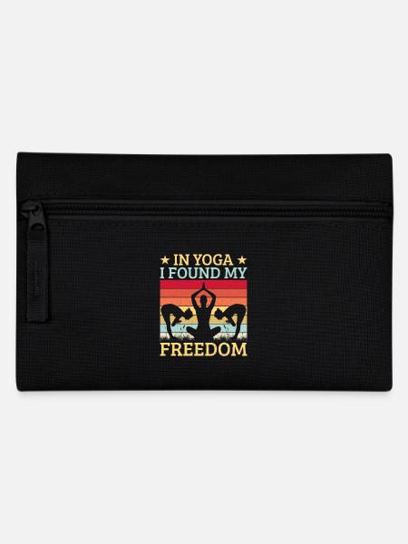 Yoga J’ai trouvé ma liberté Funny Yoga - Trousse - noir