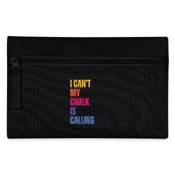 Je ne peux pas que ma craie appelle Boulderer - Trousse - noir - Devant