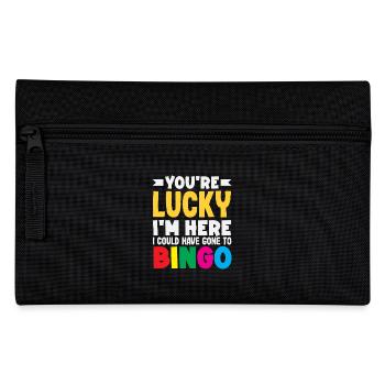 You're in luck I'm a Bingo fan here - Pencil Case - black - Front