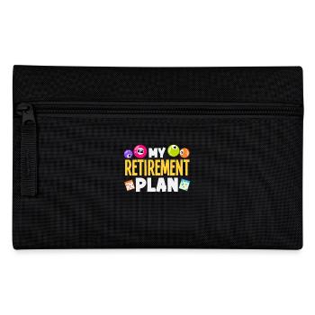 Bingo Mon plan de retraite Humour - Trousse - noir - Devant