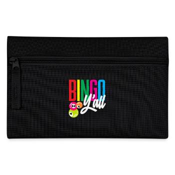 Bingo Y'all Farbenfrohes Bingo Erlebnis - Federtasche - Schwarz - Vorne