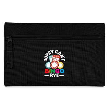 Désolé, je ne peux pas Bingo Bye Fun pour la soirée bingo - Trousse - noir - Devant