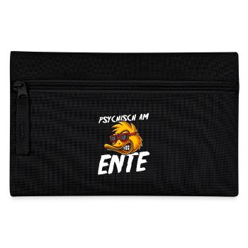 Psychisch Am Ente - Federtasche - Schwarz - Vorne