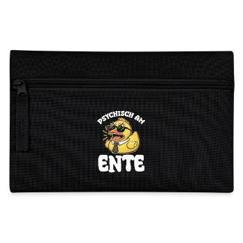 Psychisch Am Ente - Federtasche - Schwarz - Vorne