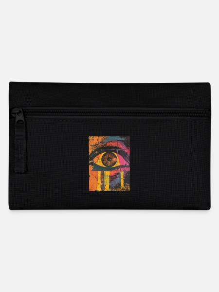 Pop Art Auge Graffiti - Federtasche - Schwarz