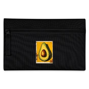 Vintage Avocado Kunst - Federtasche - Schwarz - Vorne