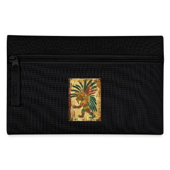 Mayan Demon God in Ancient Style - Pencil Case - black - Front