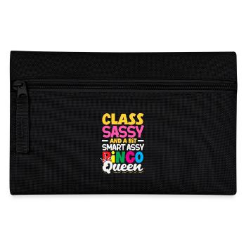 Bingo Queen Class Naughty and Smart - Pencil Case - black - Front