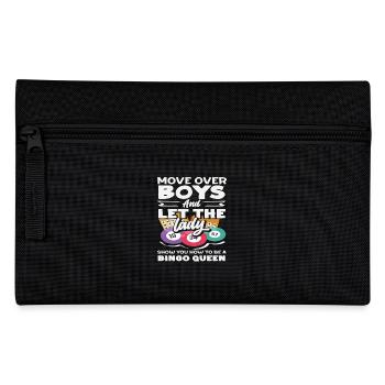Show how a bingo queen plays - Pencil Case - black - Front
