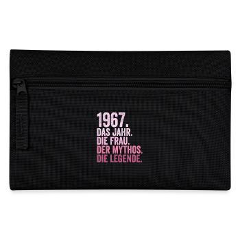 1967 Jahr Frau Mythos Legende Geburtstag - Federtasche - Schwarz - Vorne