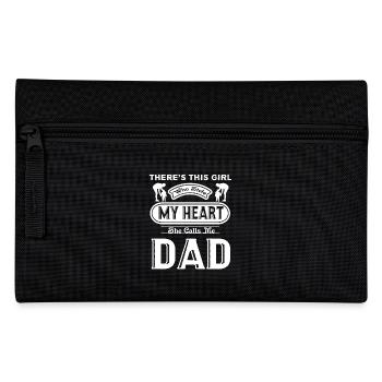 Father's Day My Girl Calls Me Dad - Pencil Case - black - Front
