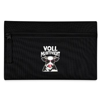 Cow Fully Muhtived - Pencil Case - black - Front