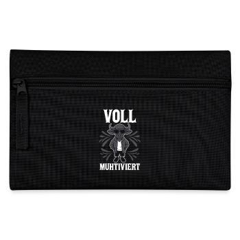 Cow Fully Muhtived - Pencil Case - black - Front