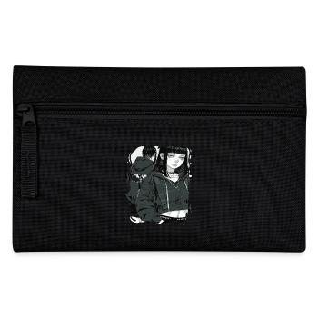 Esthétique Dark Gothic Anime Girl - Trousse - noir - Devant