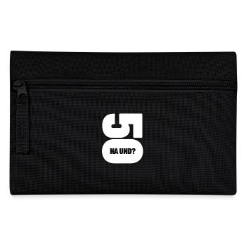 50 - na und? Geburtstag - Geschenk - Federtasche - Schwarz - Vorne