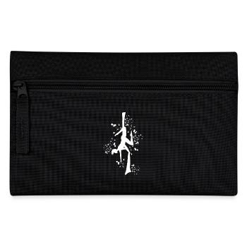 Tissu vertical acrobaties aériennes soie aérienne - Trousse - noir - Devant