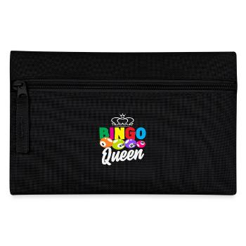Bingo Königin Mit Krone Design - Federtasche - Schwarz - Vorne