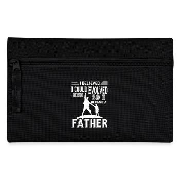 I Became A Father Funny Father's day - Pencil Case - black - Front