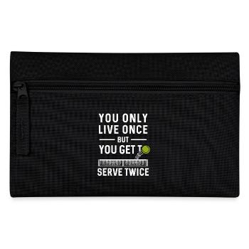 Tennis You Only Live Once - Pencil Case - black - Front