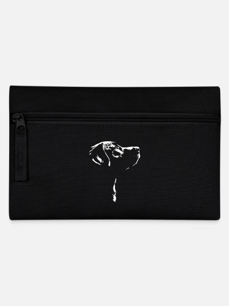 Labrador Retriever Hund Hunde Labbi Wilsigns - Federtasche - Schwarz