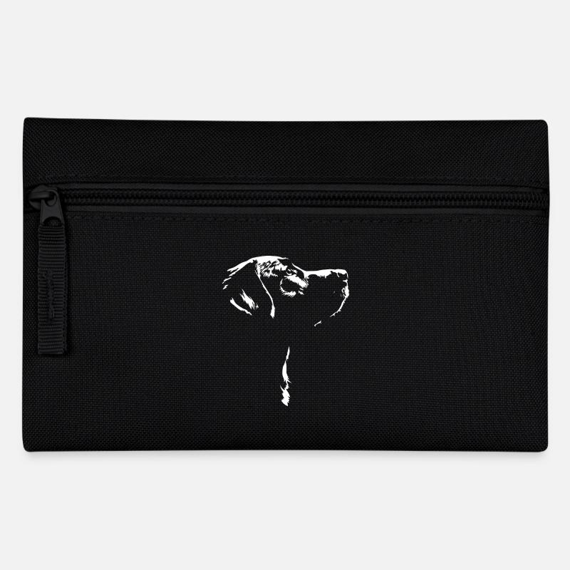 Labrador Retriever Hund Hunde Labbi Wilsigns - Federtasche - Schwarz