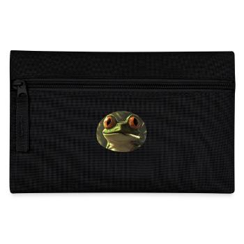 Grenouille reptilienne fumeuse de pot : pur croassement de cannabis - Trousse - noir - Devant