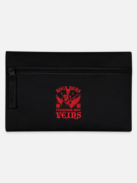 Rock And Roll - Federtasche - Schwarz