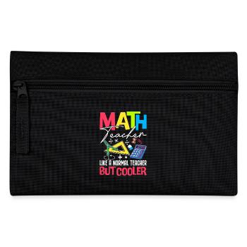MATH TEACHER - Federtasche - Schwarz - Vorne