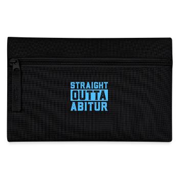 Abitur Prüfungen STRAIGHT OUTTA ABITUR Abi - Federtasche - Schwarz - Vorne