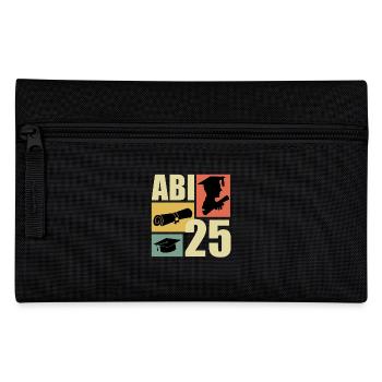 ABITUR 2025 ABI Geschafft Abiturient Lustiges - Federtasche - Schwarz - Vorne
