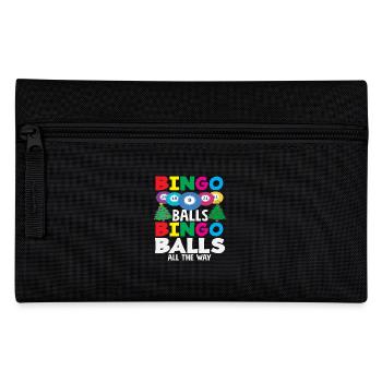 Bingo Balls Weihnachtsfreude - Federtasche - Schwarz - Vorne