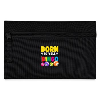 Born to Shout Bingo Fun - Pencil Case - black - Front