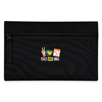 Paix Amour Bingo Fans Bonheur - Trousse - noir - Devant