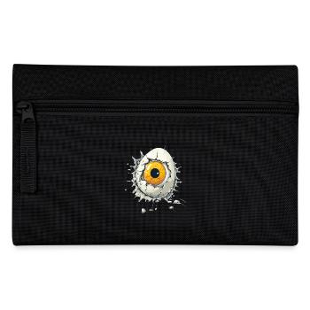 Eye in the Egg – Surreal Work of Art - Pencil Case - black - Front