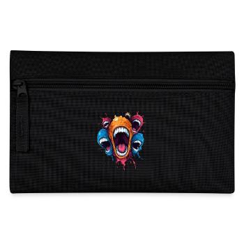 Screaming Monsters – Chaotic Energy - Pencil Case - black - Front